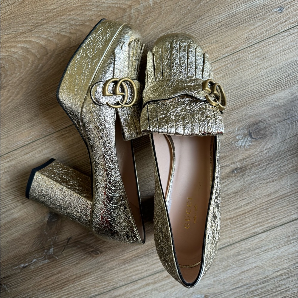 Gucci Galassia Platino Heels BRAND NEW